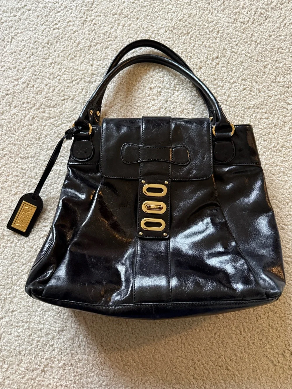 Badgley Mischka black Amber large handbag